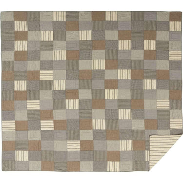 Sawyer Mill Charcoal California King Quilt 130Wx115L VHC Brands - The Fox Decor